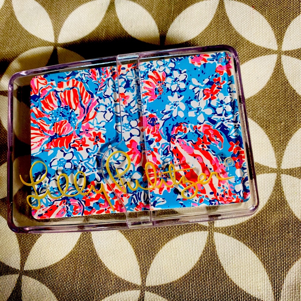 Lilly Pulitzer deck of cards!